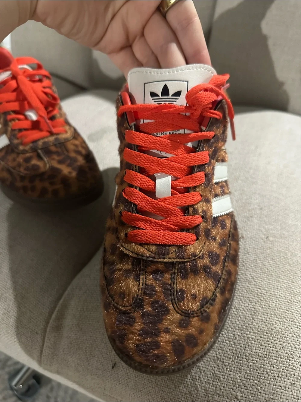 Adidas Red Leopard Samba OG
